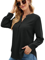 Elegant Velvet Long Sleeve Shirt