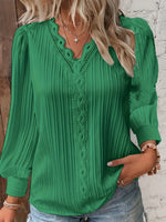 Feminine Knit Cardigan with Lace Detailing