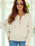 Versatile Knit Cardigan with Lace