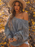 Drop-Shoulder Long Sleeve Sweater
