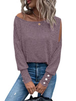Modern and Stylish Cutout Shoulder Top