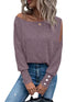 Modern and Stylish Cutout Shoulder Top