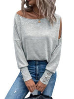 Modern and Stylish Cutout Shoulder Top