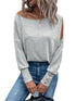 Modern and Stylish Cutout Shoulder Top