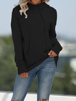 Pocket Detail Knit Hoodie