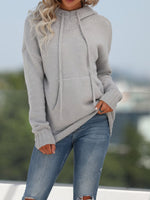 Simple Knit Hooded Sweater
