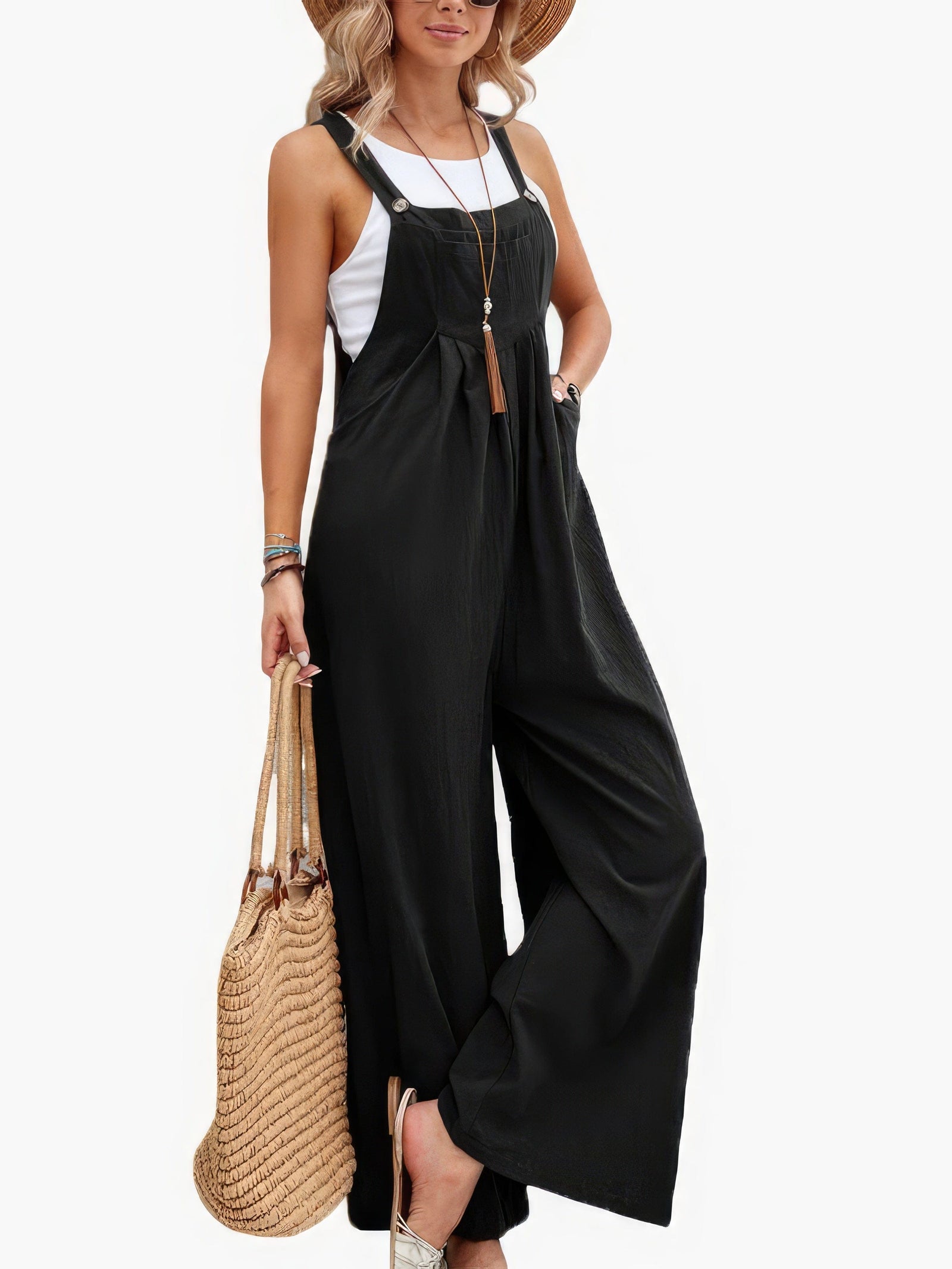 Comfy Wide Leg Jumpsuit
