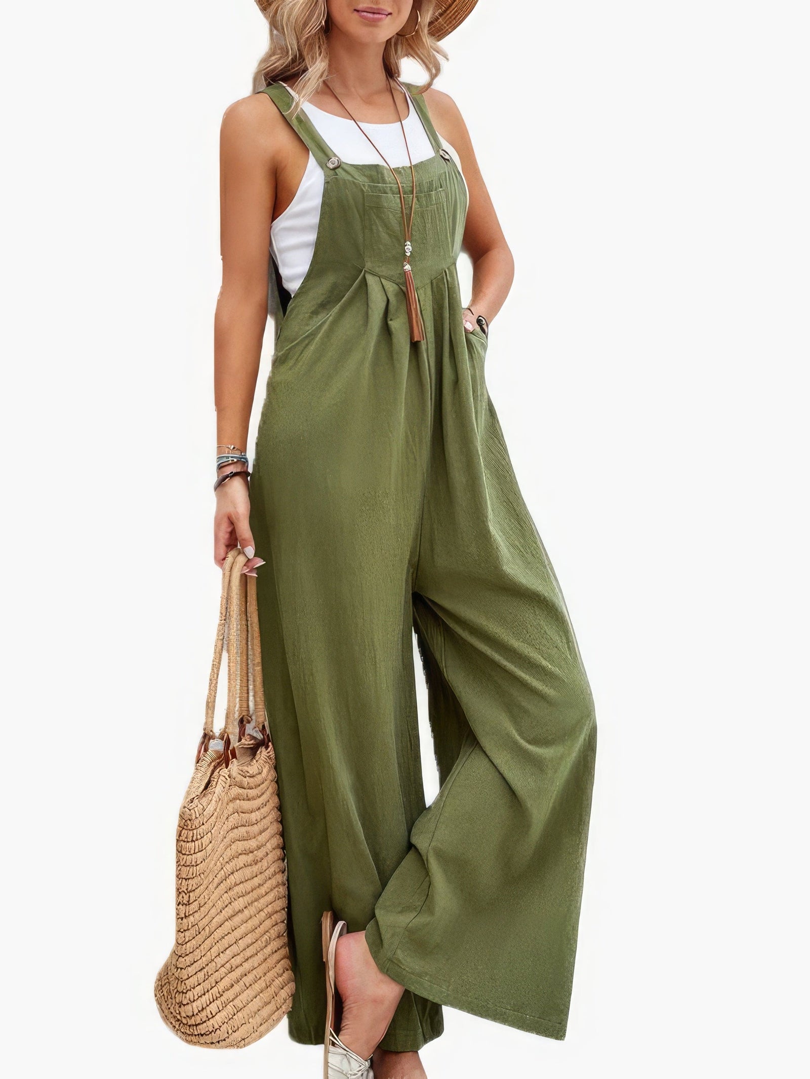 Comfy Wide Leg Jumpsuit