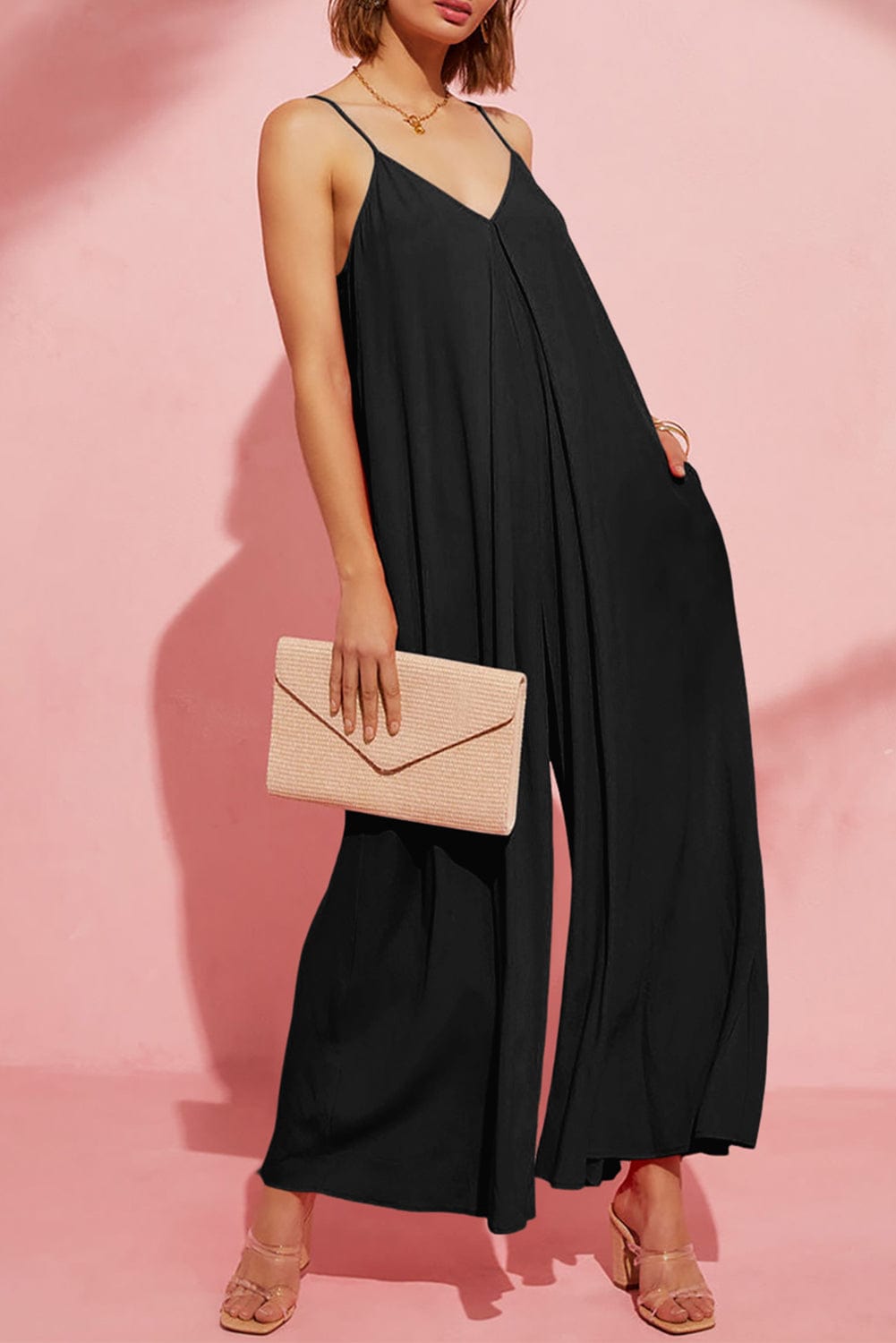Comfy Wide Leg Jumpsuit