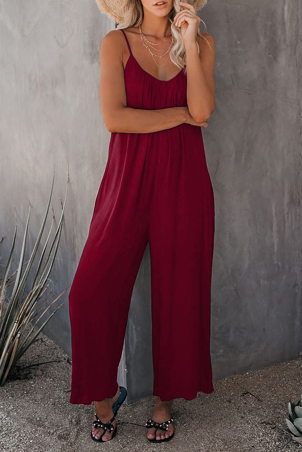 Comfy Wide Leg Jumpsuit