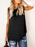 Solid Color Sleeveless Shirt