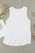 Solid Color Sleeveless Shirt