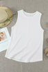 Solid Color Sleeveless Shirt