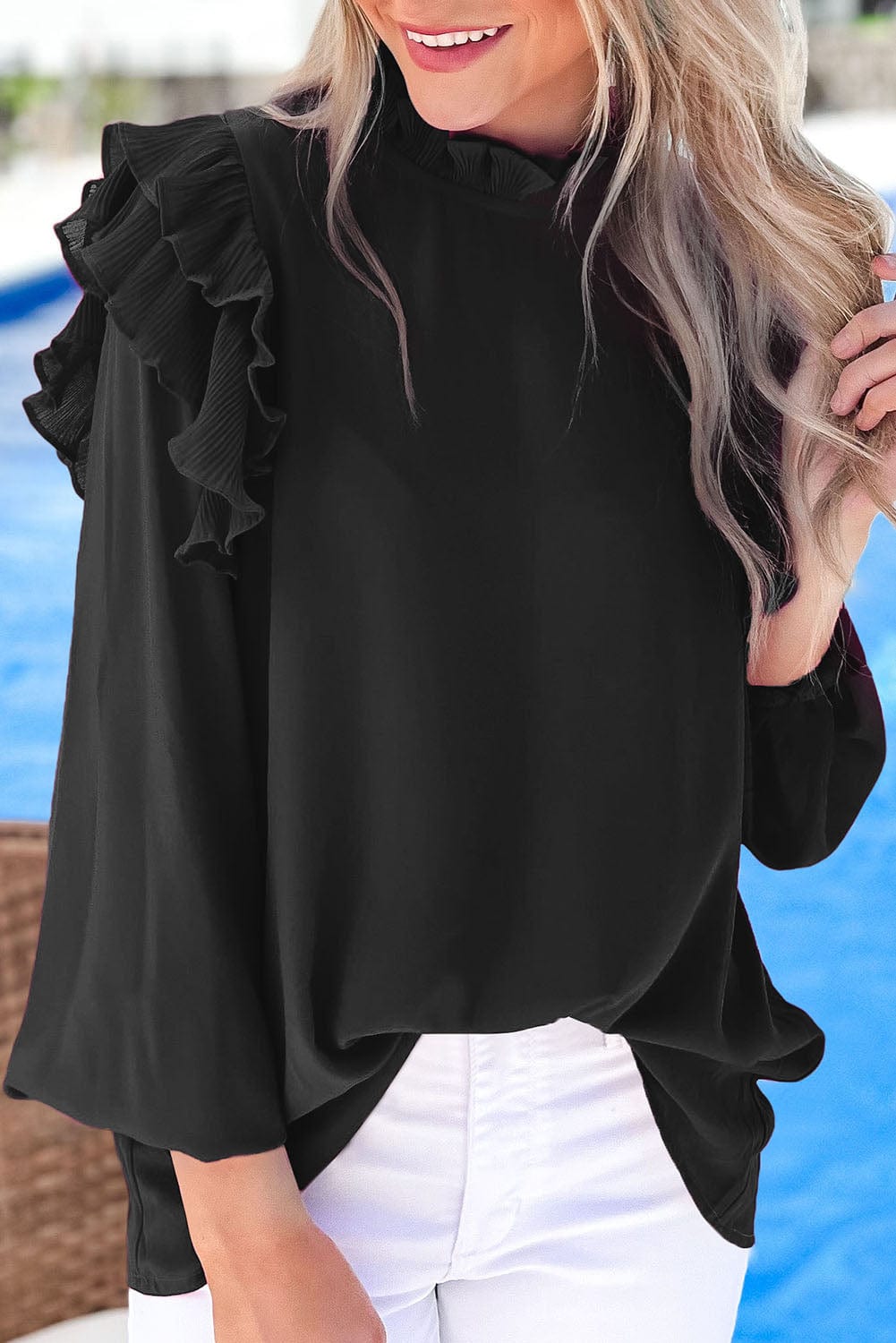 Chic Ruffle Blouse