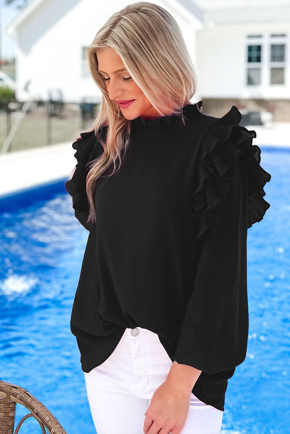 Chic Ruffle Blouse