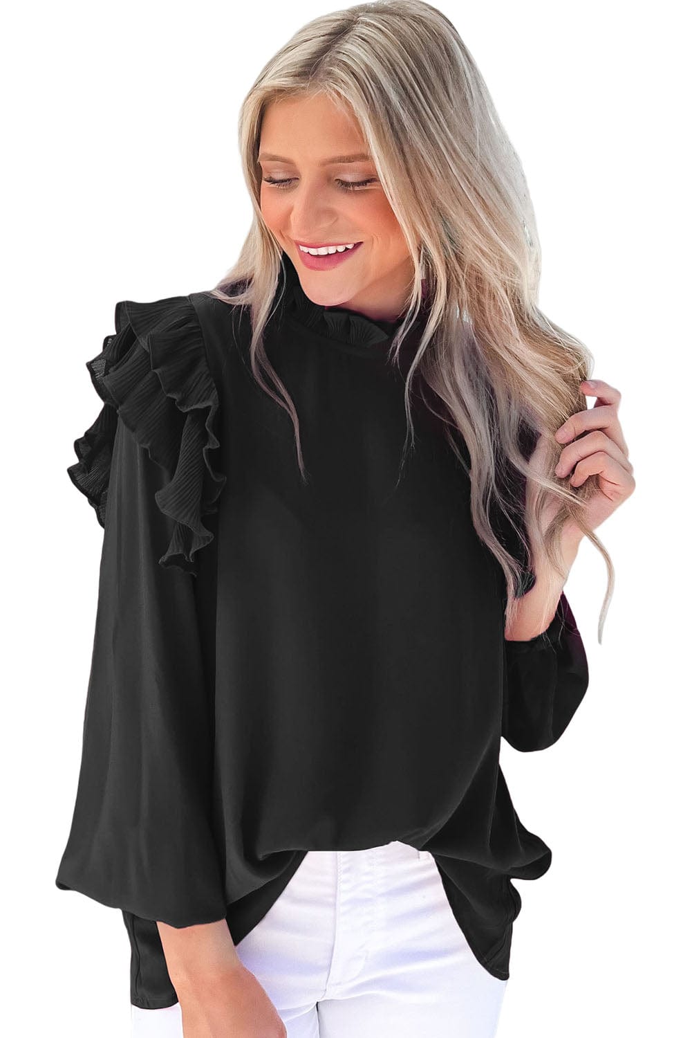 Chic Ruffle Blouse