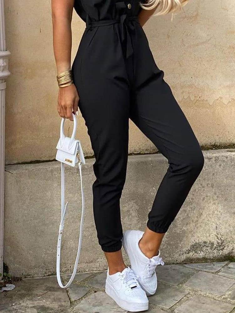 Button-Down Jumpsuit