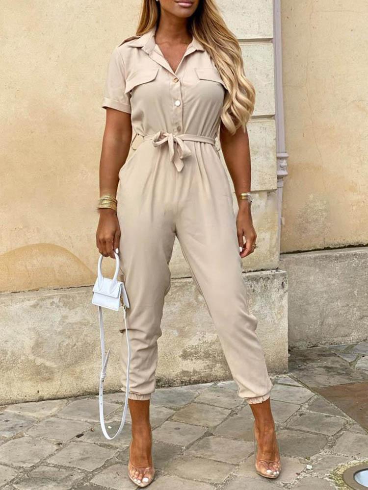 Button-Down Jumpsuit