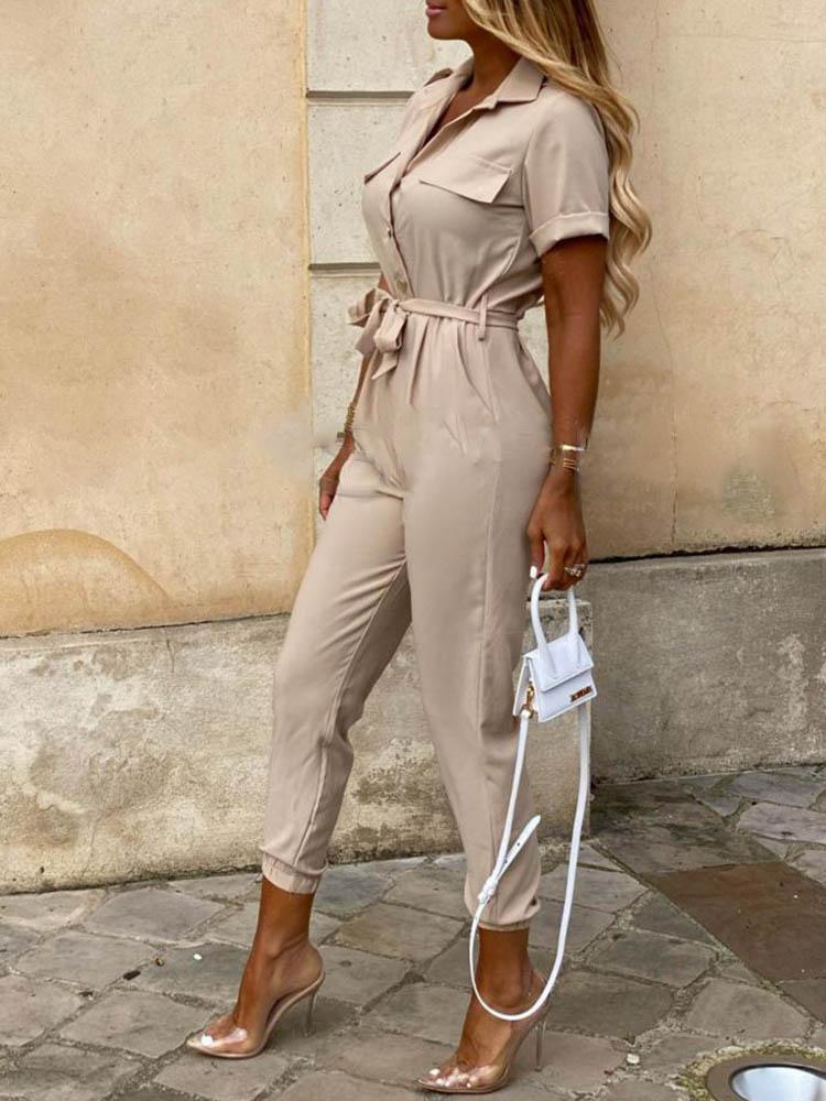 Button-Down Jumpsuit