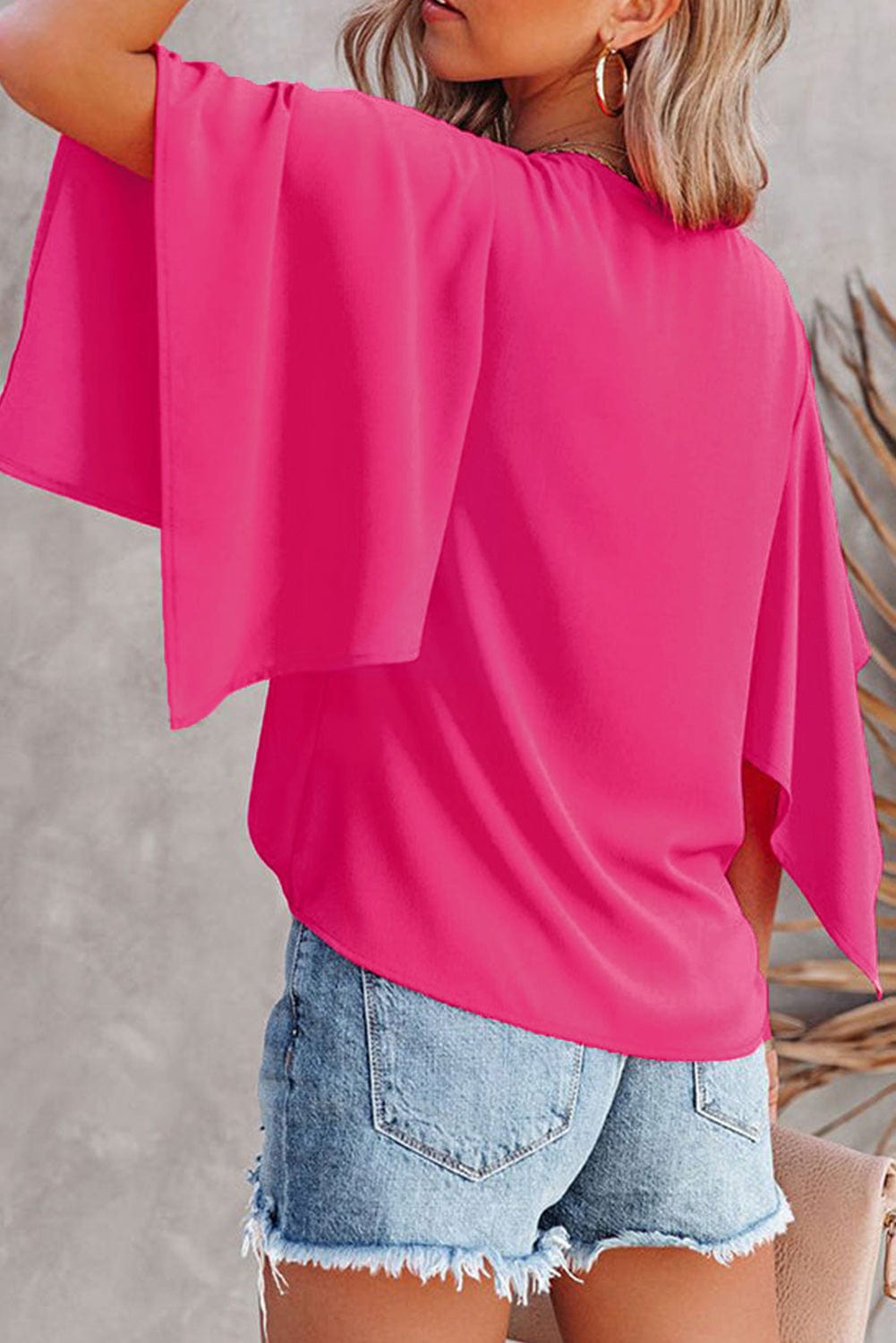 Long Sleeve V Neck Casual Top
