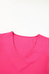Long Sleeve V Neck Casual Top