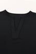 Long Sleeve V Neck Casual Top