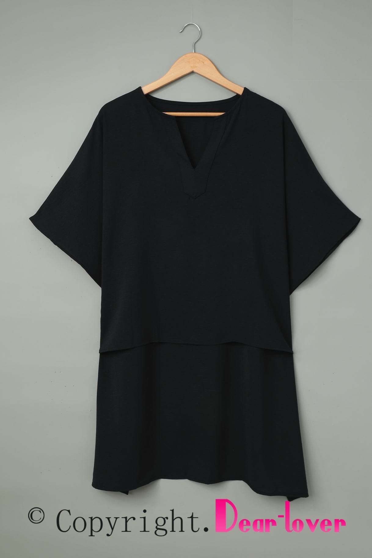 Long Sleeve V Neck Casual Top