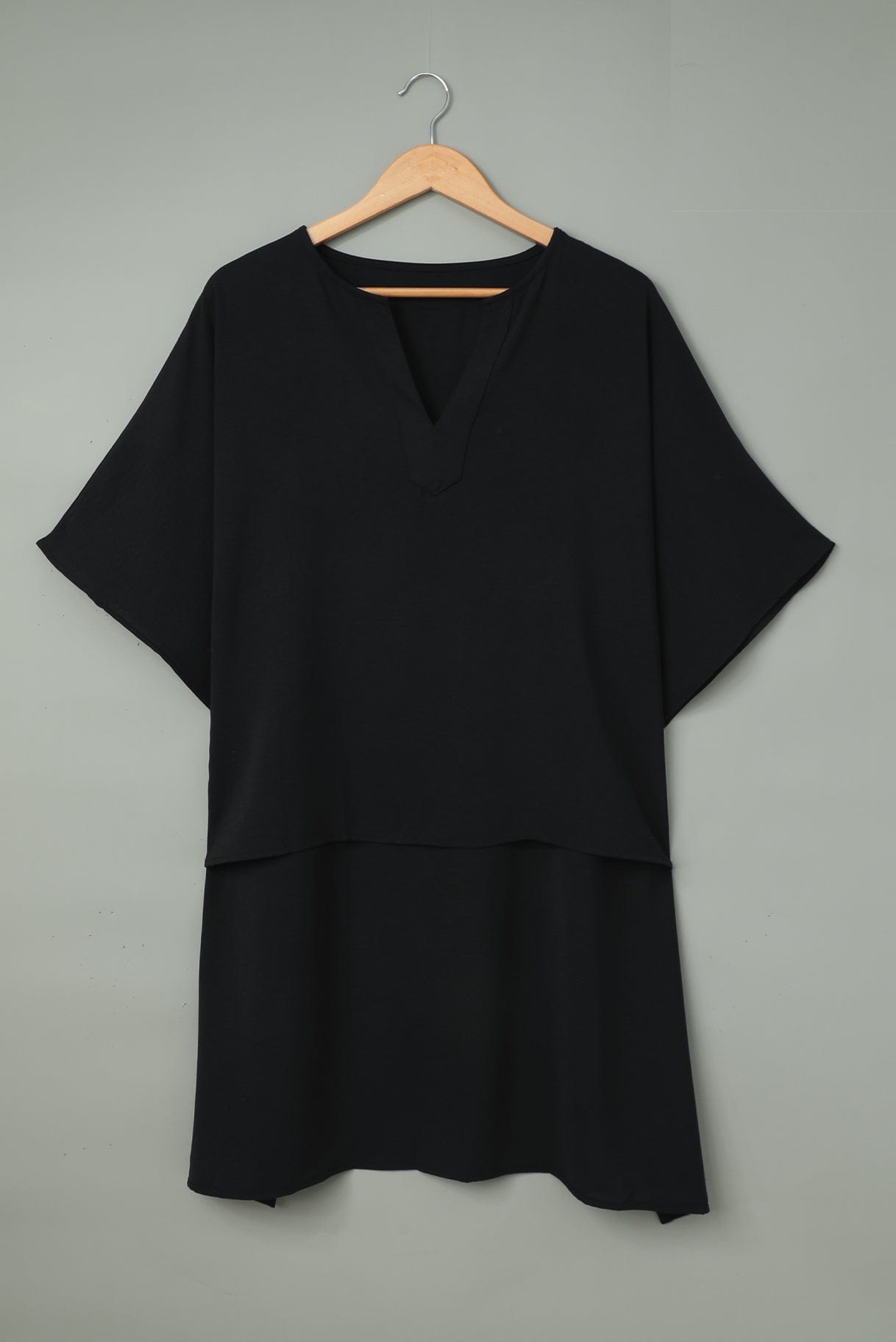 Long Sleeve V Neck Casual Top