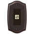 Placa de pared con conector para cable de acero en bronce envejecido Sonoma