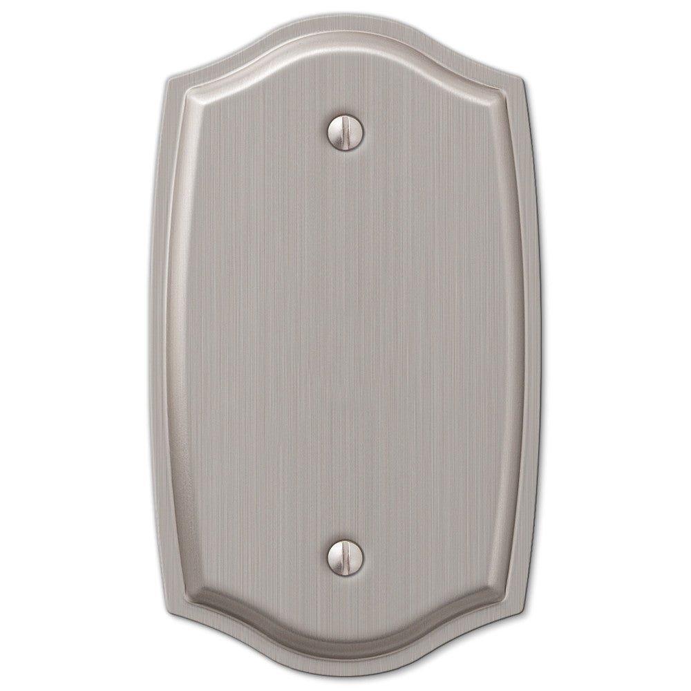 Placa de pared vacía de acero niquelado cepillado Sonoma