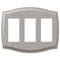Sonoma Brushed Nickel Steel - 3 Rocker Wallplate