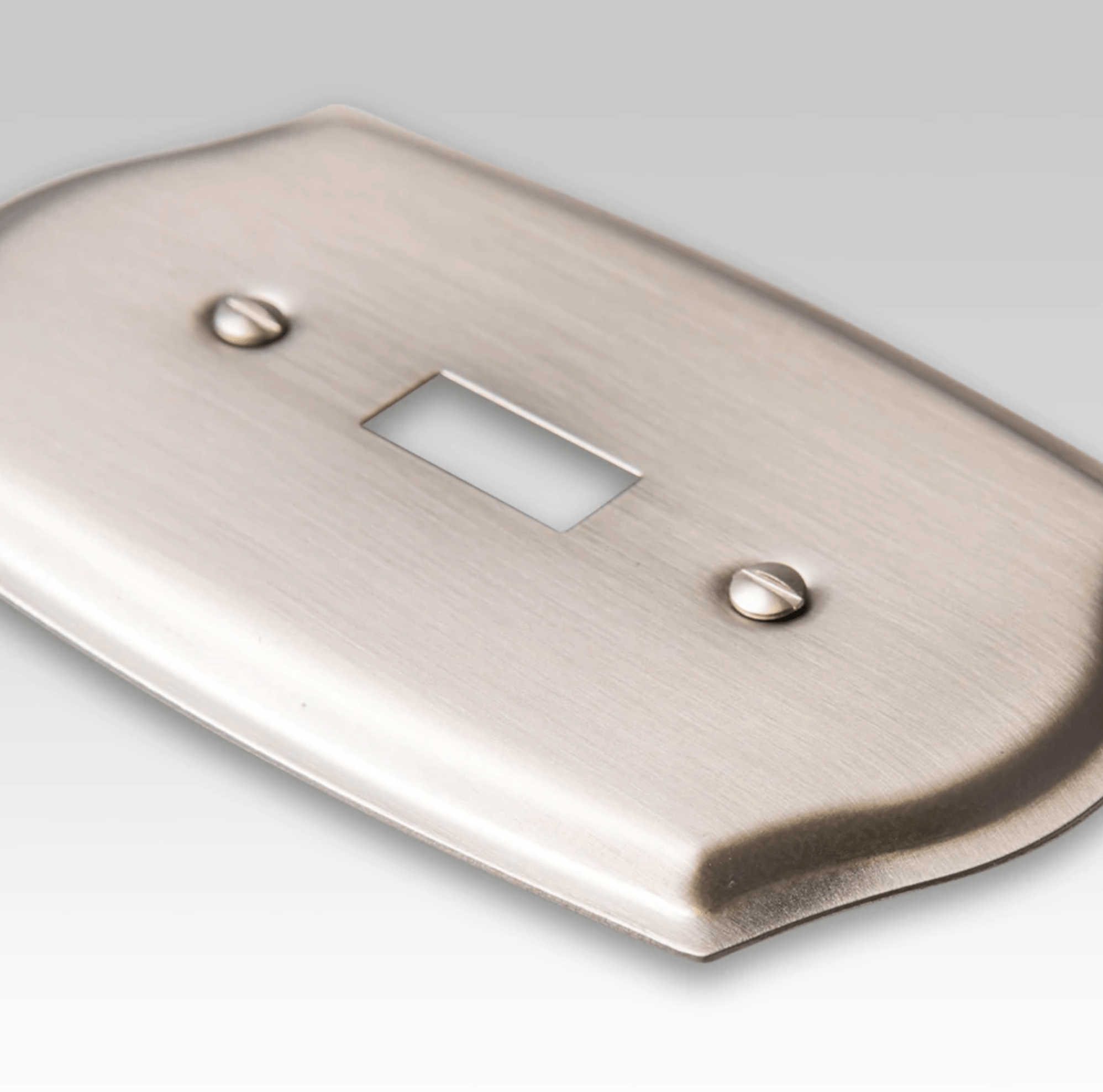Sonoma Brushed Nickel Steel - 3 Rocker Wallplate