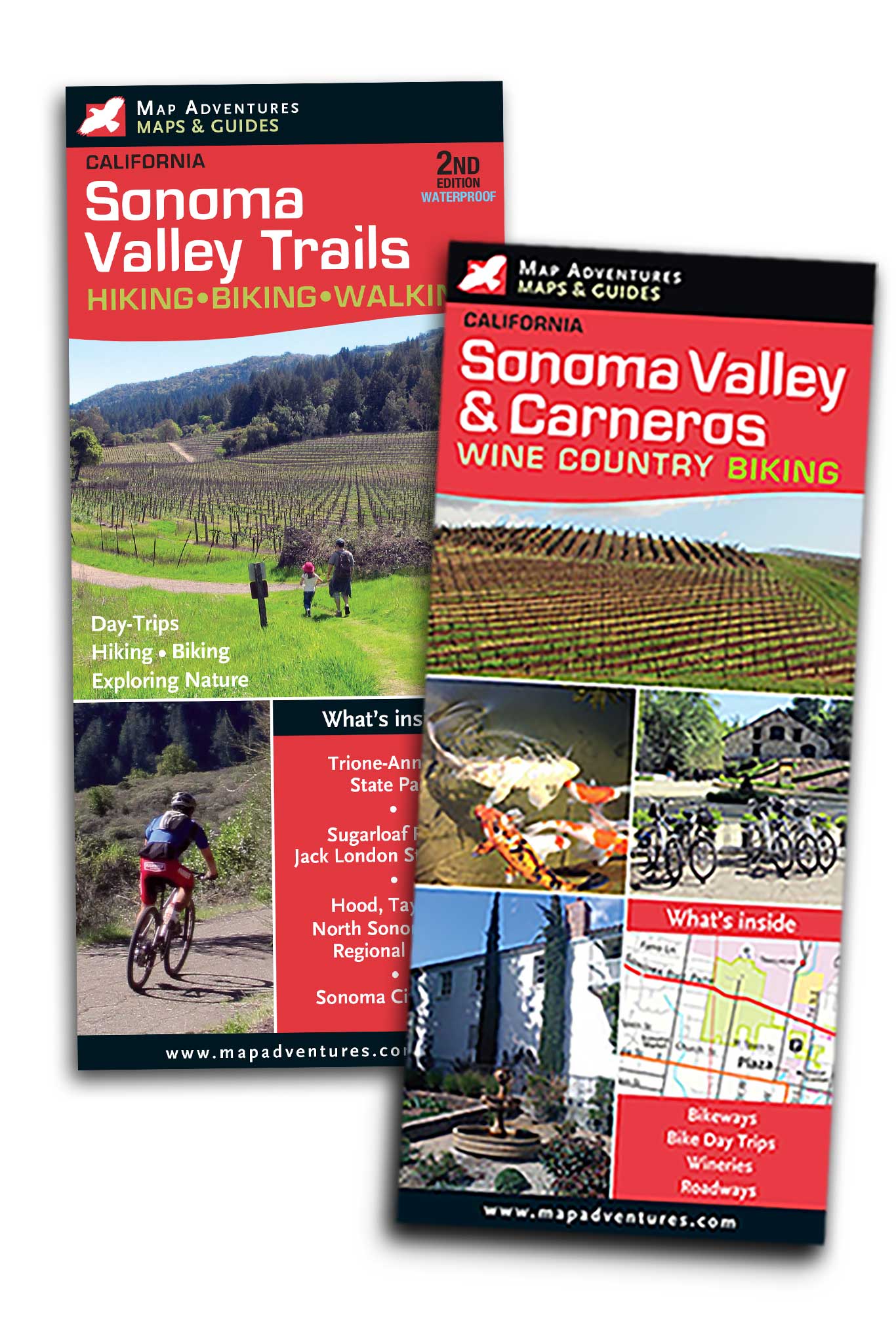 Sonoma Map Bundle Hiking Trail Map