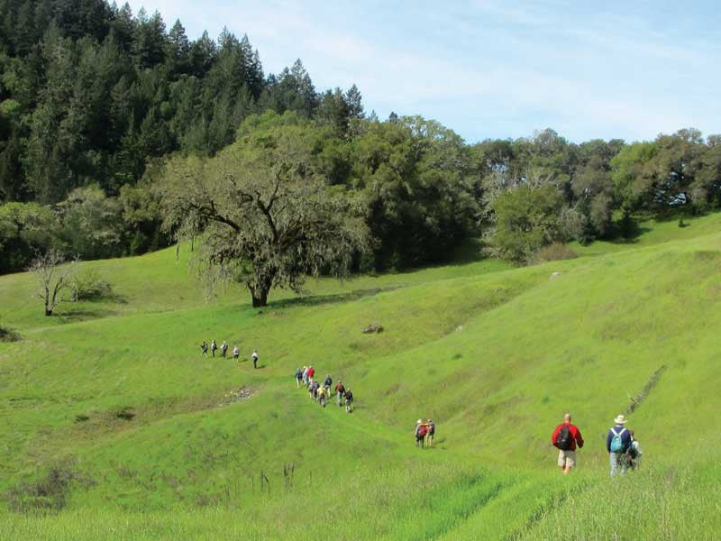 Sonoma Valley Trails Hiking Trail Map