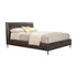 Cama con plataforma de piel sintética Sophia, color gris