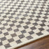 Alfombra de cuadros en color topo de Halen