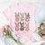 Coquette Easter Bunny Floral Tees