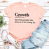 Growth Graphic Tee – Unisex Uplifting Message T-Shirt