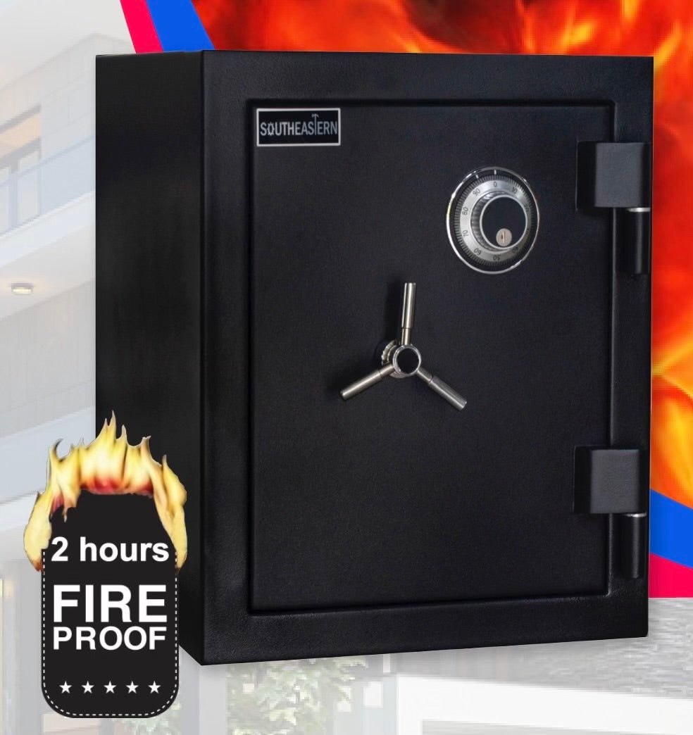 Southeastern 2 Hour Fireproof Water Resistant Safe For Home Business Mechanical Combination Lock