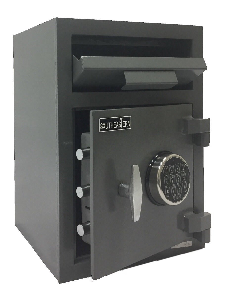 Southeastern F2014E Cash Drop Depository Safe Quick Digital Lock with backup keys
