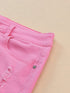 Southern Belle Black Distressed Denim Shorts