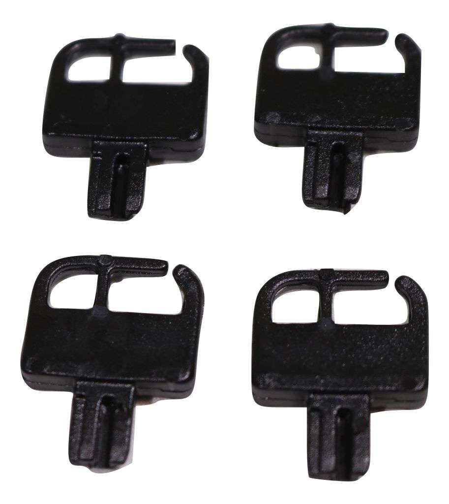 Correas ajustables para cubierta de jacuzzi con hebilla estándar negra | SIN ALMOHADILLAS NI TORNILLOS
