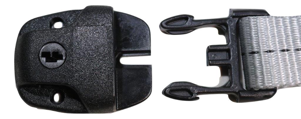 Kit de reemplazo de cerradura Nexus para cubierta de spa o jacuzzi con hebilla SCL | Paquete de 4