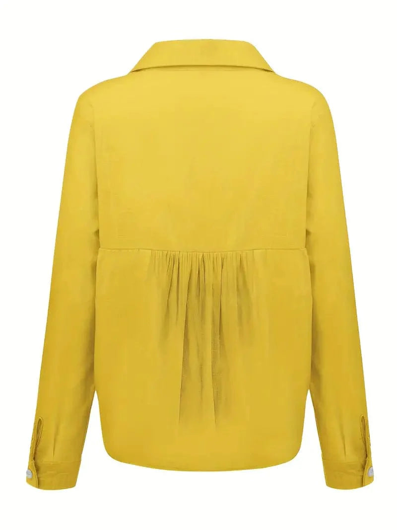 Linen Button Up Top