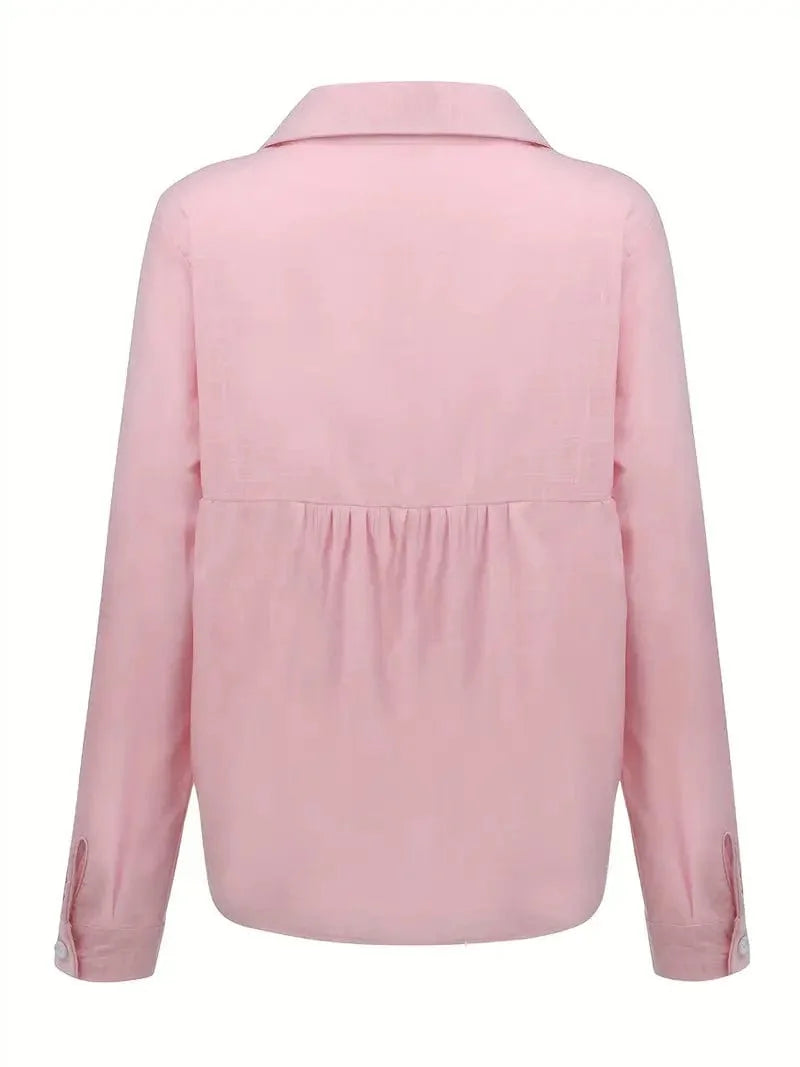 Linen Button Up Top