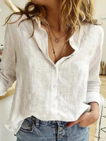 Linen Button Up Top