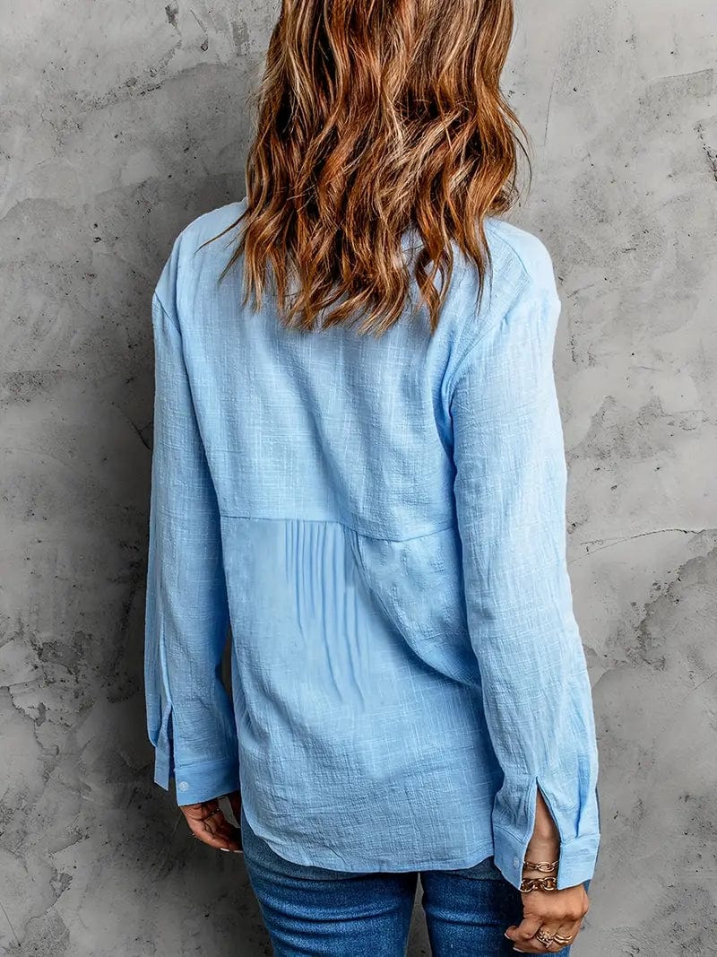 Linen Button Up Top