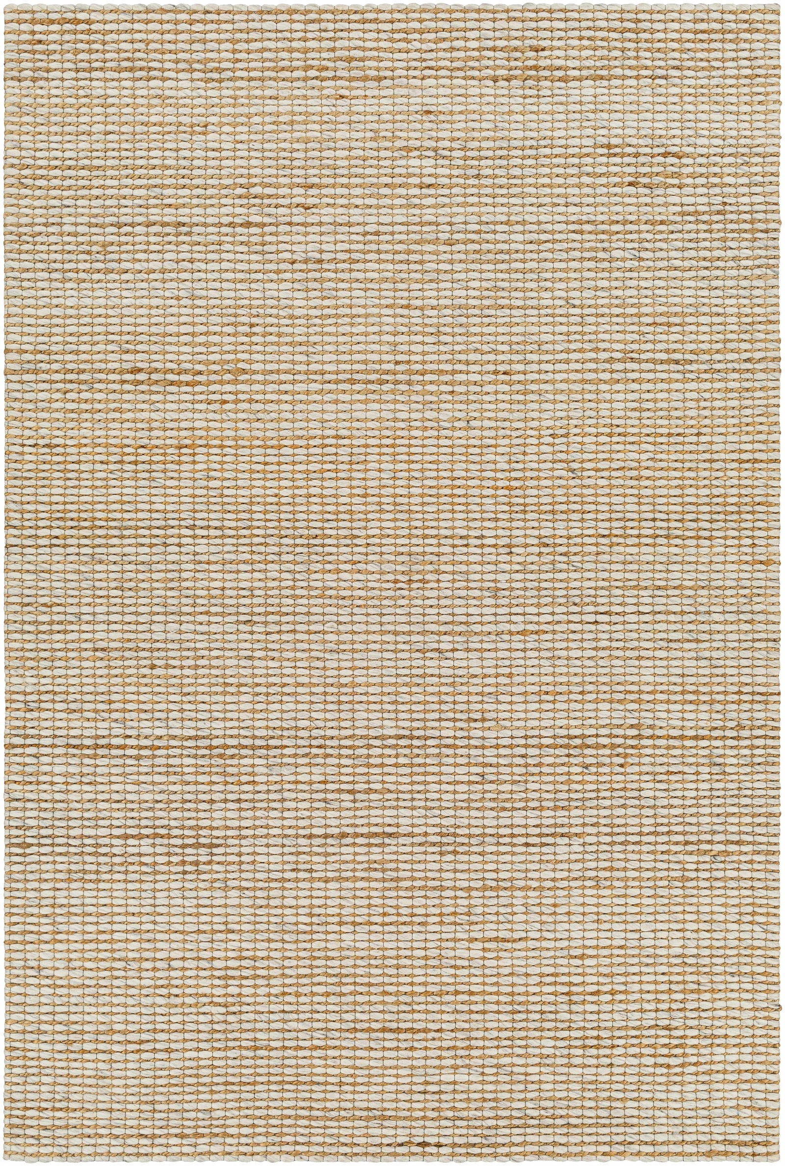 Riki Cream Jute-Wool Blend Rug