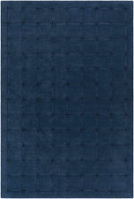 Sanvi Navy Wool Area Rug