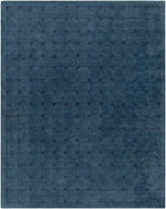 Sanvi Navy Wool Area Rug